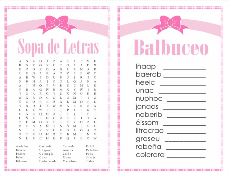 Juegos Para Baby Shower Bebeazul Top