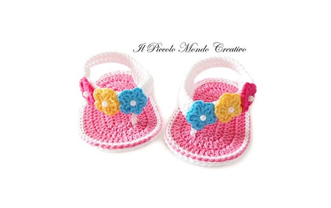 Sandalias de verano para Bebé crochet | Bebeazul.top