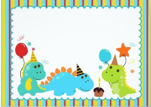 Invitaciones de Cumpleaños de Dinosaurios