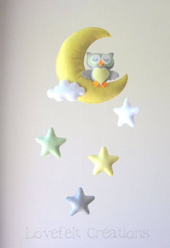 decoración para bebés con búhos