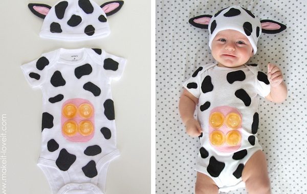 circuito versus misericordia Disfraz casero de vaca para bebé | Bebeazul.top