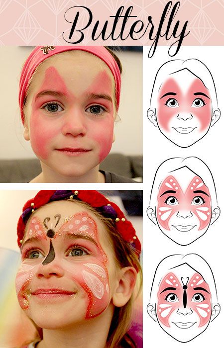 Maquillajes infantiles para Carnaval