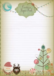 30 Cartas para Papá Noel (Santa Claus) para imprimir | Bebeazul.top