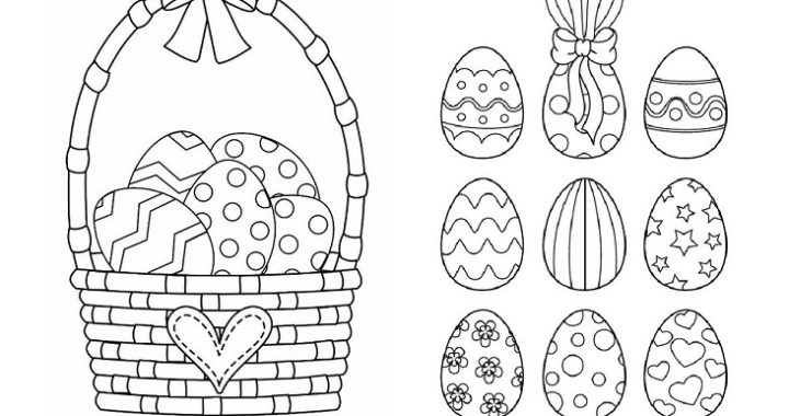 Desaparecido gobierno Fragante 25 Láminas de Huevos de Pascua para colorear | Bebeazul.top